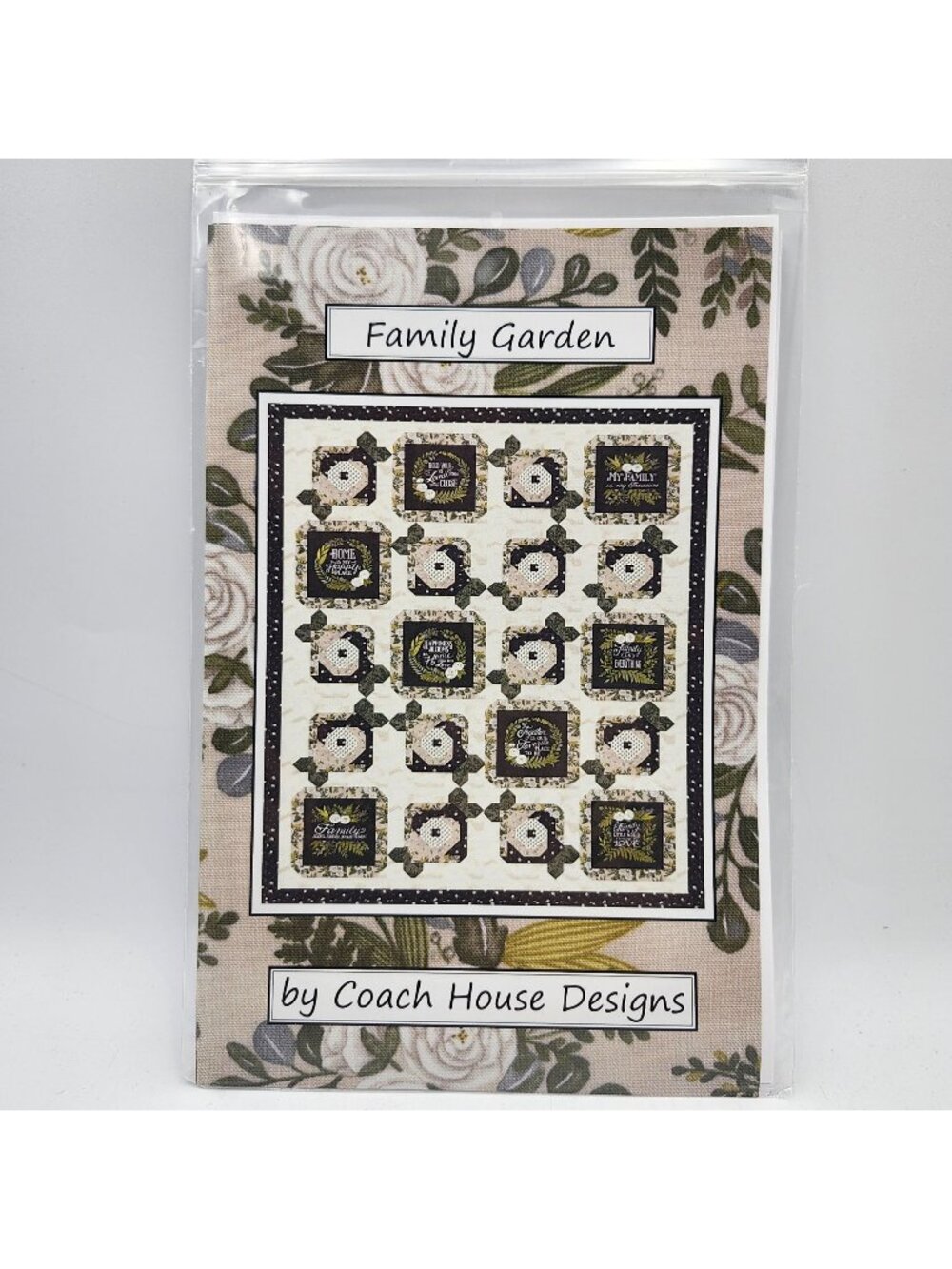 Coach House Designs Family Garden Quilt Instructions Pattern 2022